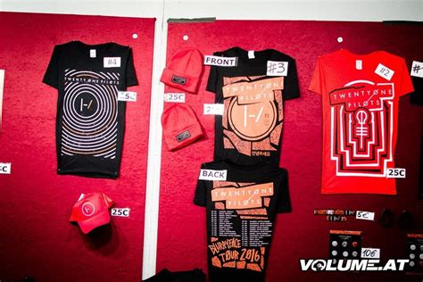 Here's a look at the merch being sold on the European Blurryface Tour ...