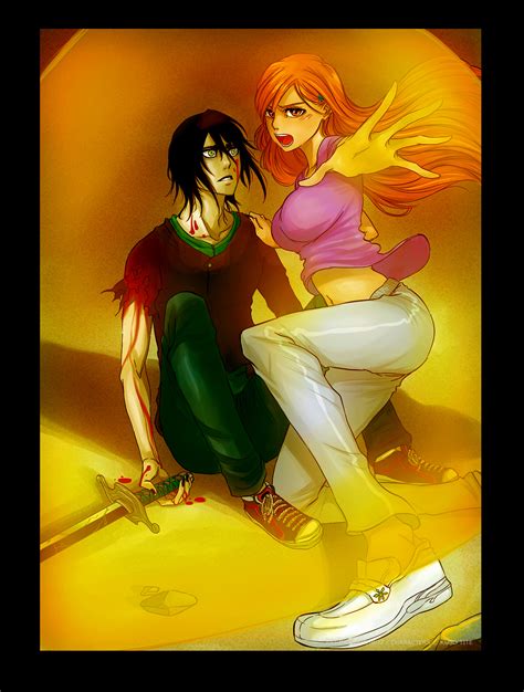 Ulquiorra and Orihime - Ulquiorra and Orihime Fan Art (36669599) - Fanpop