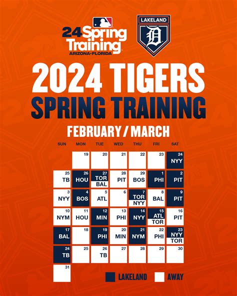 Detroit Tigers Preseason Schedule 2024 Release - Selle Danielle