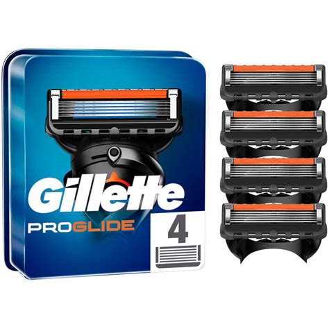 Gillette Fusion 5 ProGlide Men's Razor Blades 4 pack | Wilko