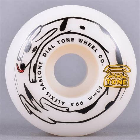 Dial Tone Wheel Co. Alexis Sablone Chasing Tail Skateboard Wheels 53mm ...