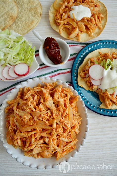 Tinga de pollo - Pizca de Sabor