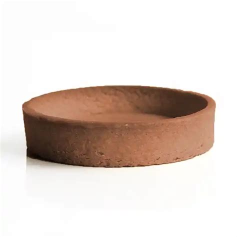 Large Round 80mm (3.1") Straight-Edge Chocolate Tart Shell