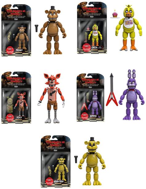 Funko Five Nights at Freddy's 5-inch Series 1 Action Figures (Set of 5