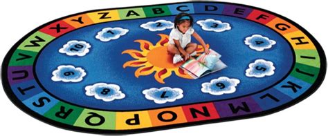 Carpets for Kids Sunny Day Learn & Play Alphabet Classroom Circle Time ...