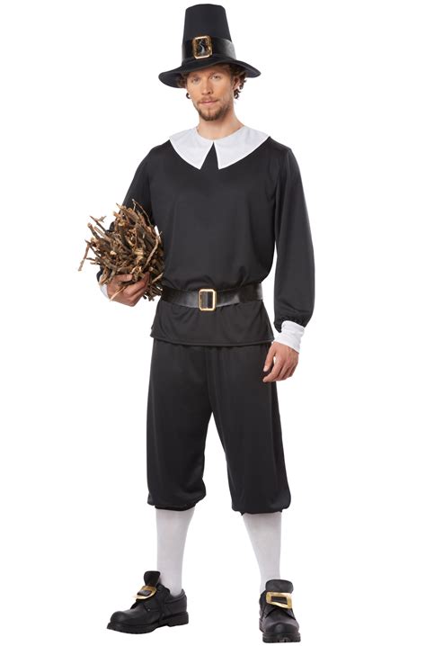 Thanksgiving Colonial Pilgrim Man Settler Adult Costume