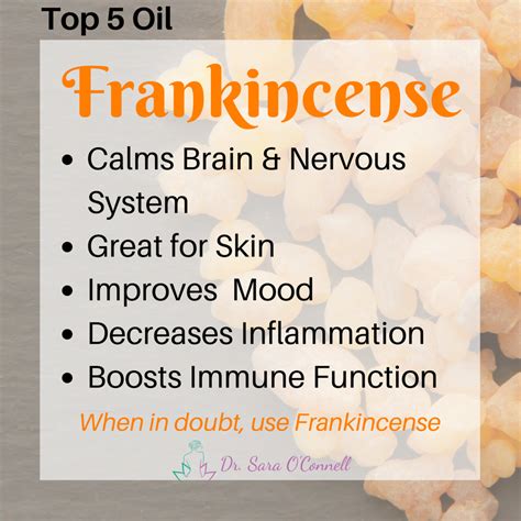 Frankincense Essential Oil Benefits and Uses - Dr. Sara O'Connell | Frankincense essential oil ...