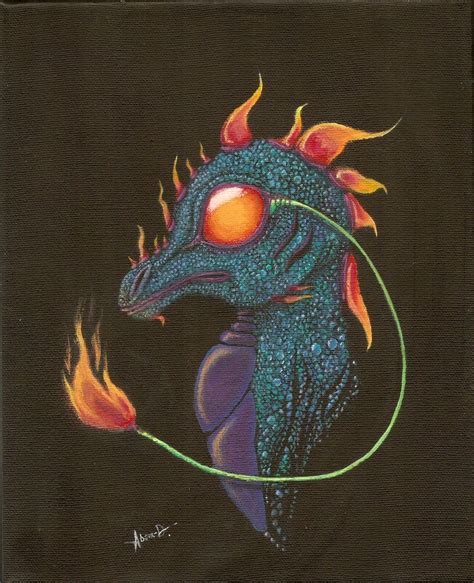 Dragon Acrylic painting by Absur-D on DeviantArt | Art painting, Art ...