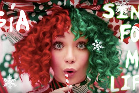 Sia releases Christmas songs "My Old Santa Claus," "Sing for My Life ...