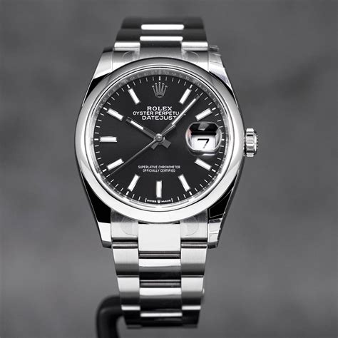 ROLEX DATEJUST 36MM BLACK DIAL (2021) - IDWX