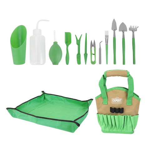 14-Piece Expert Gardener Indoor Stainless Steel Gardening Tool Set $12. ...