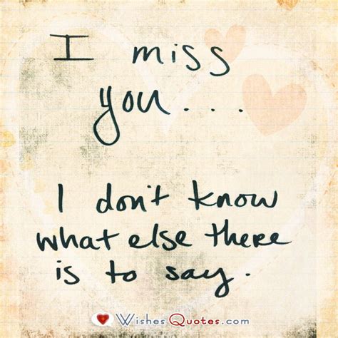 Huh! I was just 2 minutes ago thinking this! "I miss you"... The way ...