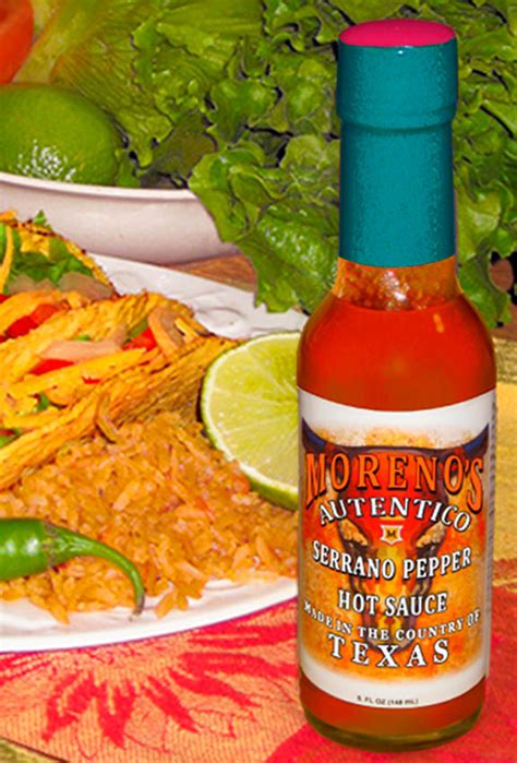 Hot Sauce Reviews: Morenos Autentico - Serrano Pepper Hot Sauce