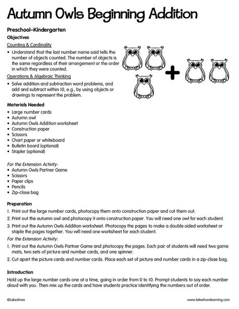 Lesson Plan For Kindergarten Math Addition in 2021 | Kindergarten math ...