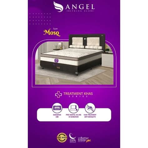 Jual Angel Spring Bed Mosq Ukuran 100 / 120 / 160 / 180 Pengiriman ...