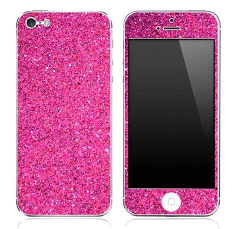 Pink Glitter Ultra Metallic Skin for the iPhone 3gs 4/4s or 5 | Etsy