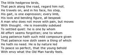 William Wordsworth Poems > My poetic side