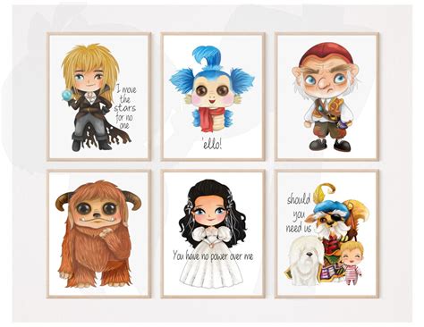 Labyrinth / Lot of 6 / Art for Kids Room / Nursery / Office Decor ...