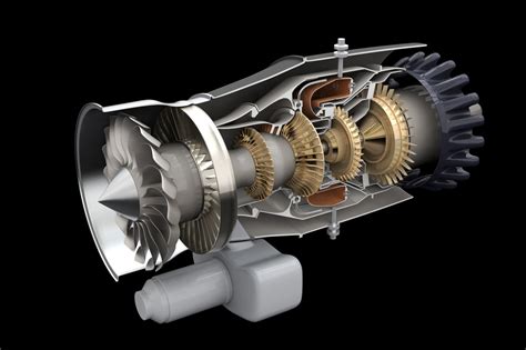 PW615 VLJ Jet Engine / 3D diagram by Charles Floyd at Coroflot.com