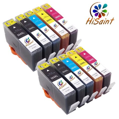 hisaint 10PK for HP 564XL New ink cartridges for HP Printer PhotoSmart ...