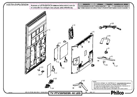 PHILCO PTV50F60SN 4K LED SCHEMATIC Service Manual download, schematics ...