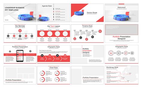 Leadership Business PowerPoint Template for $16