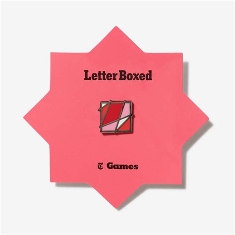 New York Times Letter Boxed Pin – The New York Times Store