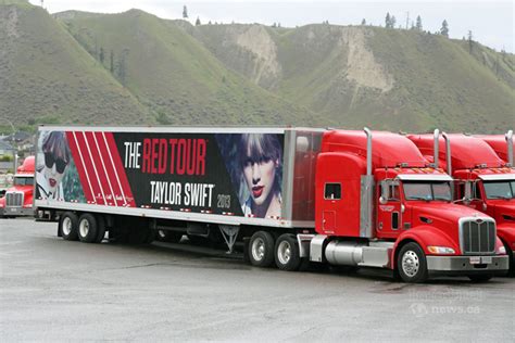 Taylor Swift tour trucks make stop in Kamloops | iNFOnews | Thompson ...