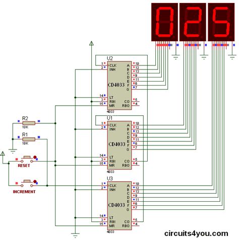 Simple Counter Circuit Diagram - General Wiring Diagram