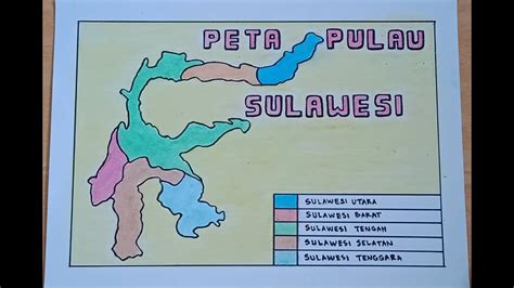 Cara Menggambar Peta Pulau Sulawesi Lengkap Gambar Sketsa Peta Pulau | Porn Sex Picture