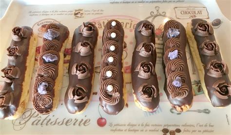 Parisian Chocolate Eclairs - Purple Chocolat Home