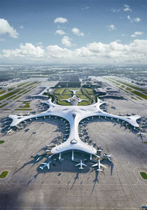 Architects propose snowflake-shaped terminal for China airport ...