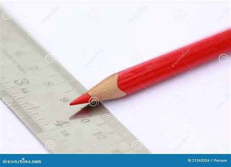 A Pencil With Scale Stock Photo | CartoonDealer.com #21243324