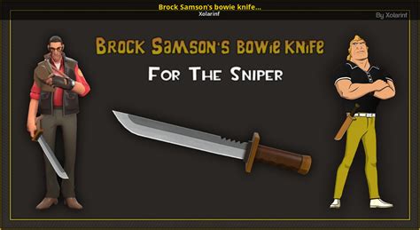 Brock Samson's bowie knife for the Sniper [Team Fortress 2] [Mods]