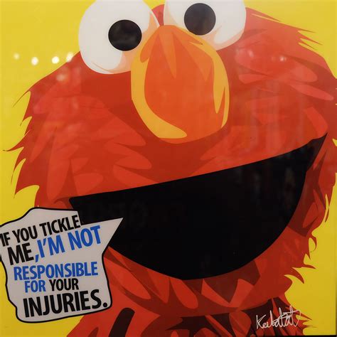 Elmo Poster Plaque Sesame Street - Infamous Inspiration