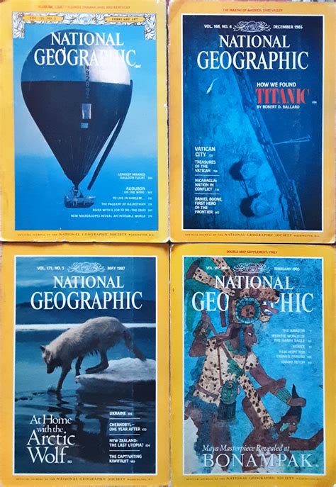 These old nat geo magazines my dad bought from some old forgotten store ...