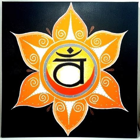 Sacral Chakra Symbol Painting | Serene Healing Reiki Studio