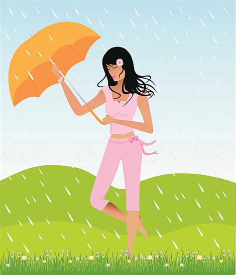 Royalty Free Dancing In The Rain Clip Art, Vector Images & Illustrations - iStock