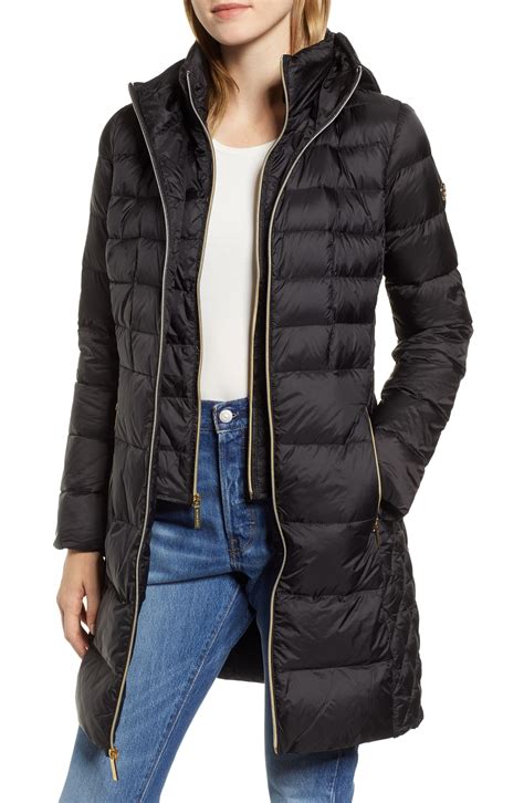 MICHAEL Michael Kors Packable Hooded Down Parka with Vest Inset | Nordstrom