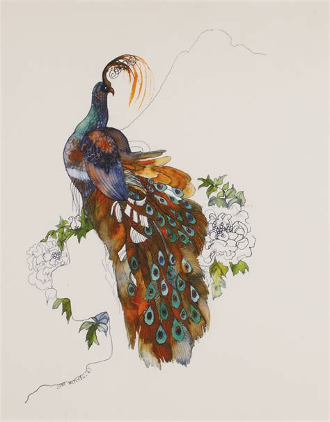 Joni Mitchell - Peacock - paintings