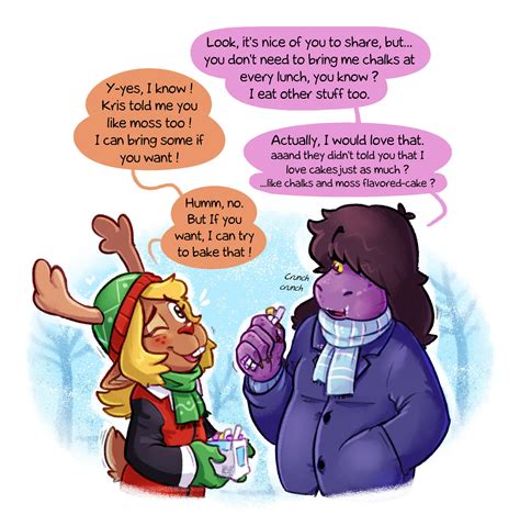 Deltarune : Susie and Noelle by FrancoisL-Artblog on DeviantArt