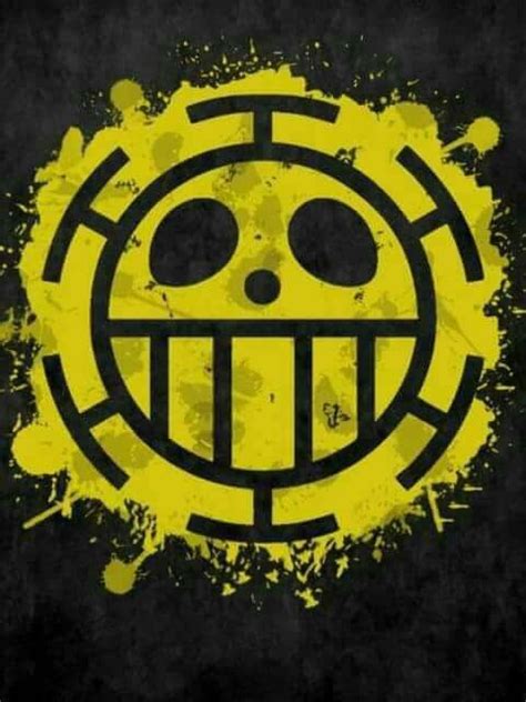 Law's jolly roger | One piece logo, One piece wallpaper iphone, Horror art