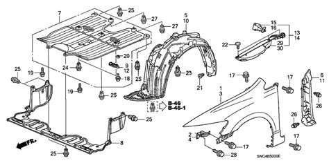 60211-SNA-A90ZZ - Genuine Honda Panel, R. FR. Fender (DOT)