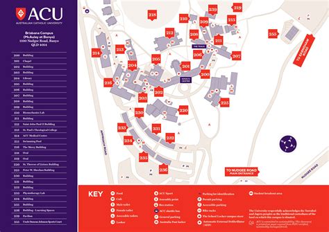 Brisbane campus (McAuley at Banyo) map