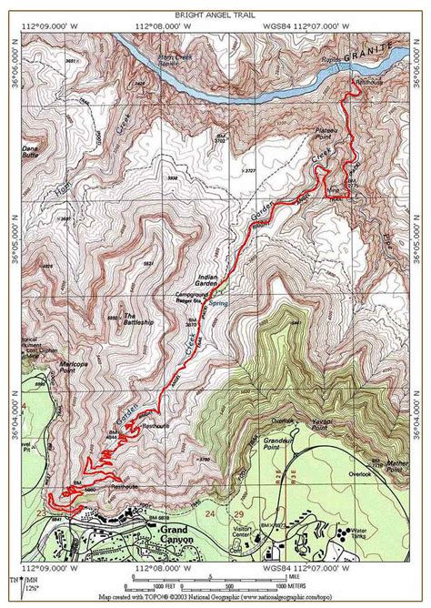 Bright Angel trail map - 1 | baujan | Flickr