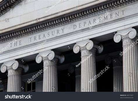 The United States Treasury Department Building In Washington, D.C ...