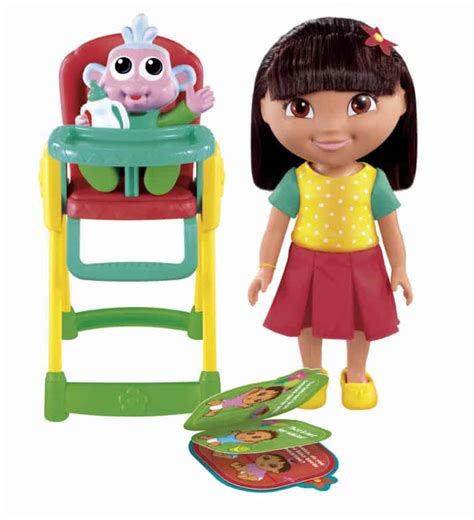 Dora the Explorer Snack time for baby boots playset giveaway