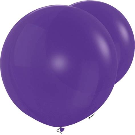 Violet Giant Balloons - 36" Latex (2pk) | Party Delights