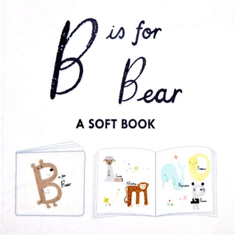 B is for BEAR BOOK Panel Alphabet Book Minky Panel Shannon Alphabet Book Panel B is for Bear ...