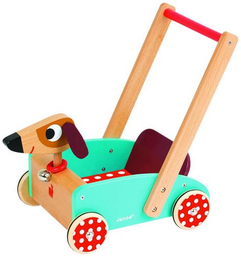 Amazon.com: Crazy Doggy Cart: Toys & Games Toddler Toys, Baby Toys, Kids Toys, Wood Cart, Dog ...